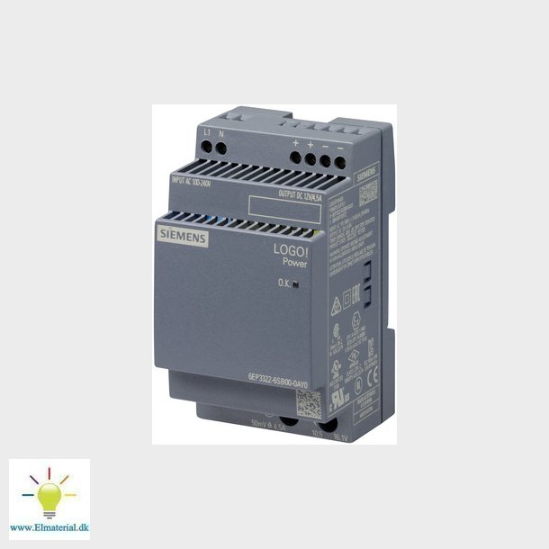 LOGO!POWER 12 V / 4.5 A stabiliseret strmforsyning