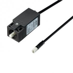 D�rkontakt, med tilslutningsledning, l�ngde 600 mm, sort