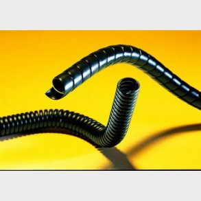 Spiralslange sort SPF20 20/25MM