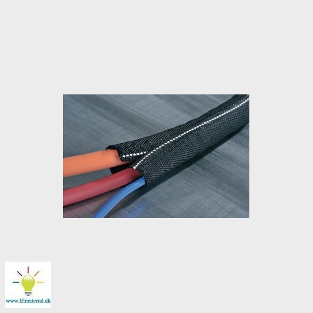 TWIST-IN-FR 38-50MM sort FLAMMEHMMENDE