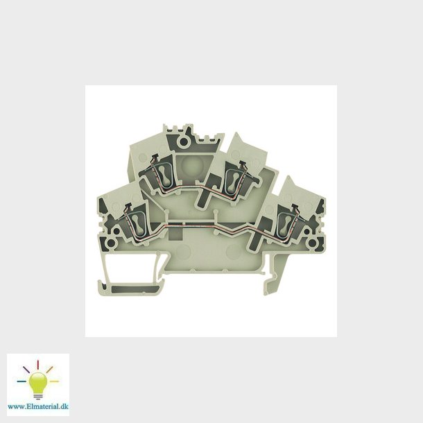 Dobbeltklemme ZDK2,5-2 roof style