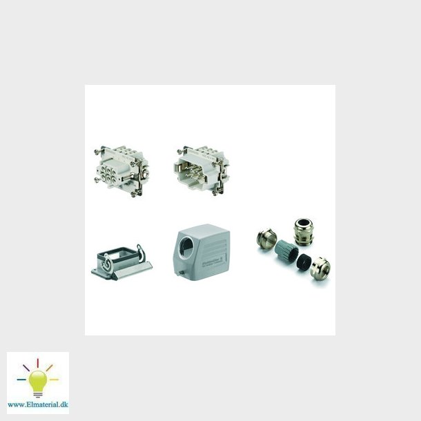 Komplet HE06 stik metal 1802730000