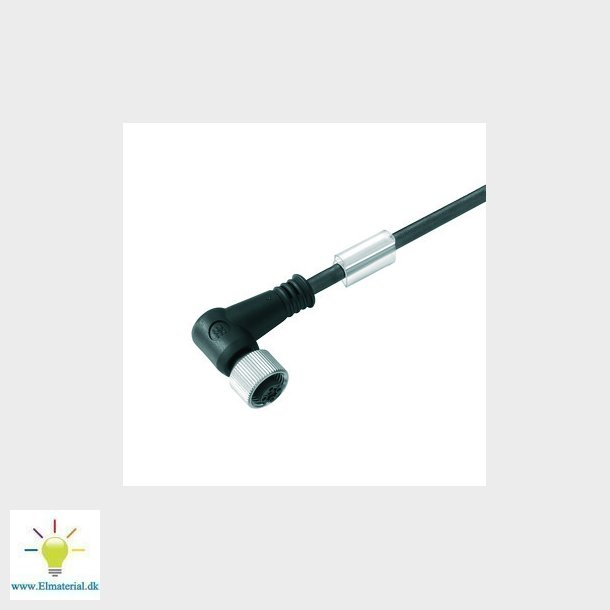 Flerkabel PVC M12 4-pin hun vinklet 5 meter 1925640500