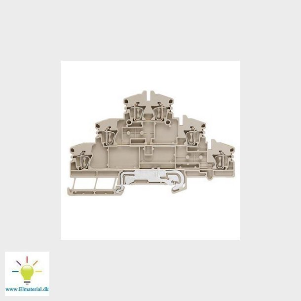 Gennemgangsklemme ZDLD 2.5-2N/PE/L/L