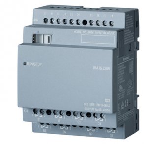 Logo! dm16 230r, udvidelsesmodul, PU/I/O: 230V/230V/rel, 4te, 8 di/8