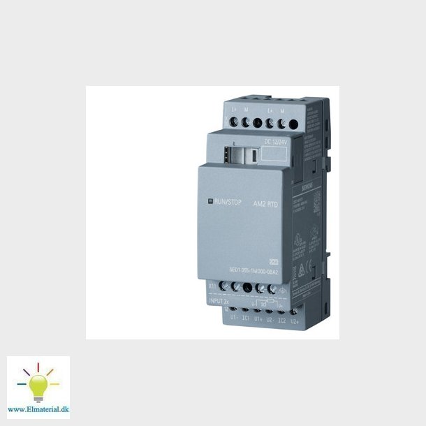 LOGO! AM2 , udvidelsesmodul, RTD, 2AI, -50 - +200 graderC
