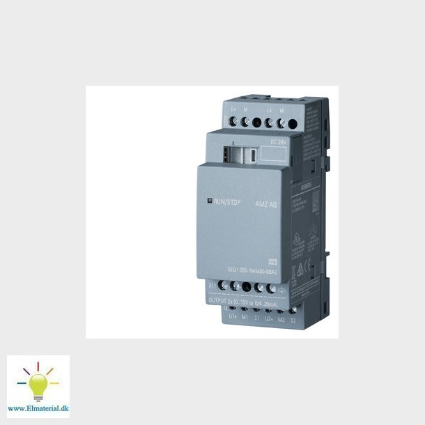 LOGO! AM2 , udvidelsesmodul,AQ udvidelsesmodul, PU: DC 24V, 0/4-20MA 2AQ, 0-10V