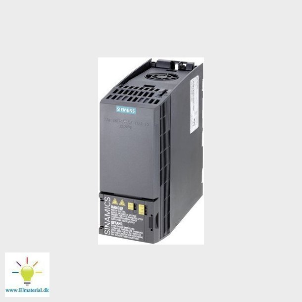 SINAMICS G120C motor effekt 1,5kW 3AC380-480V +10/-20% 47-63Hz integreret filter klasse A, 6SL3210-1