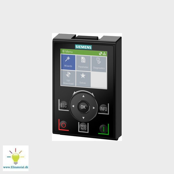 SINAMICS G Intelligent operatr panel IOP-2 for SINAMICS G120, G120P, G110M, G110D, G120D, G120C, ET