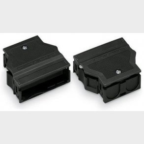 Kappe med tr�kaflastning 5P kabel �5-9 sort