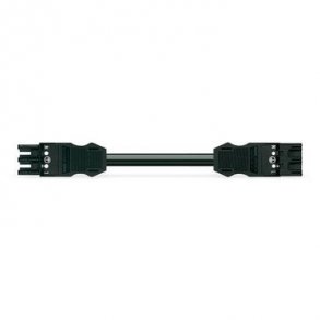 Mellemkabel 4M HF Eca hun/han 3-polet, sort