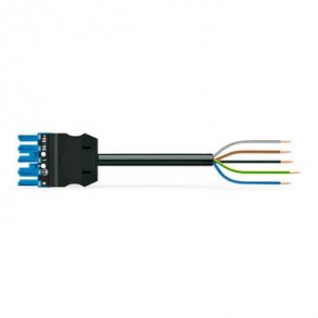 Tilslutningskabel 2M PVC Eca Hunstik/fri ende, bl�