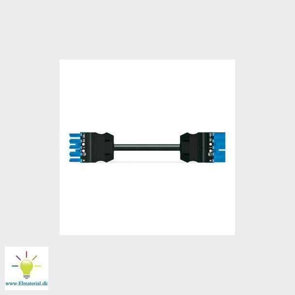 Mellemkabel 1M HF Eca Hunstik - hanstik, bl