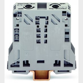 2-leder gennem terminalblok, 50 mm2