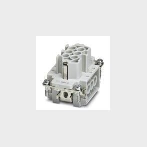 Kontaktindsats poltal: 6+PE HC-B 6-I-UT-F