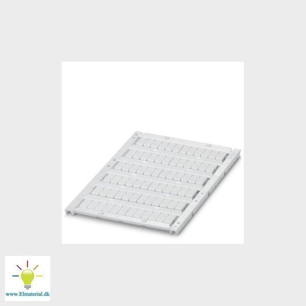 UNI-Card mrkeark til 5 mm brede klemmer