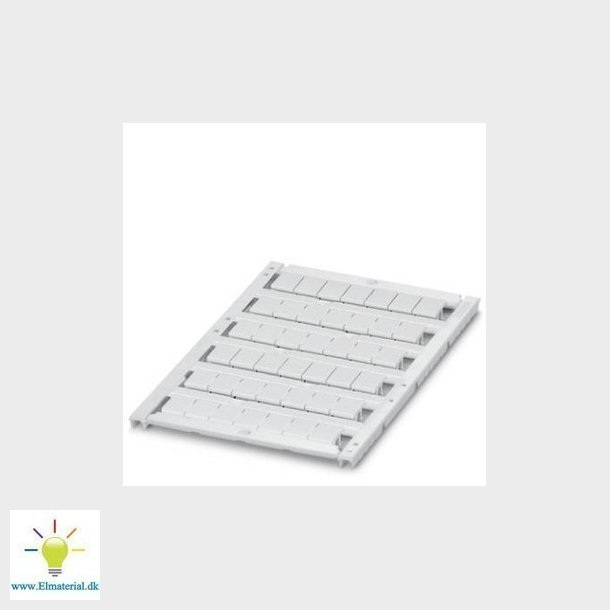 UNI-Card mrkeark til 8 mm brede klemmer