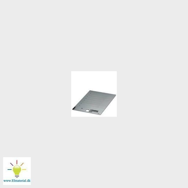 Kunststofskilt US-EMLP (60X15) SR