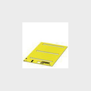 Kunststofskilt US-EMLP (85,6X54) YE