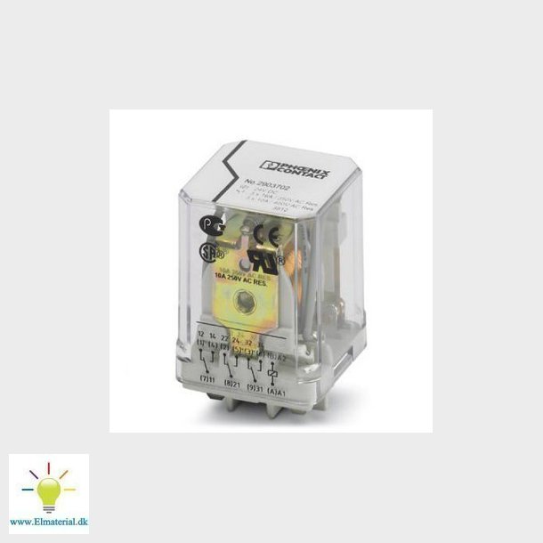 Enkeltrel REL-PR3- 24DC/3X21