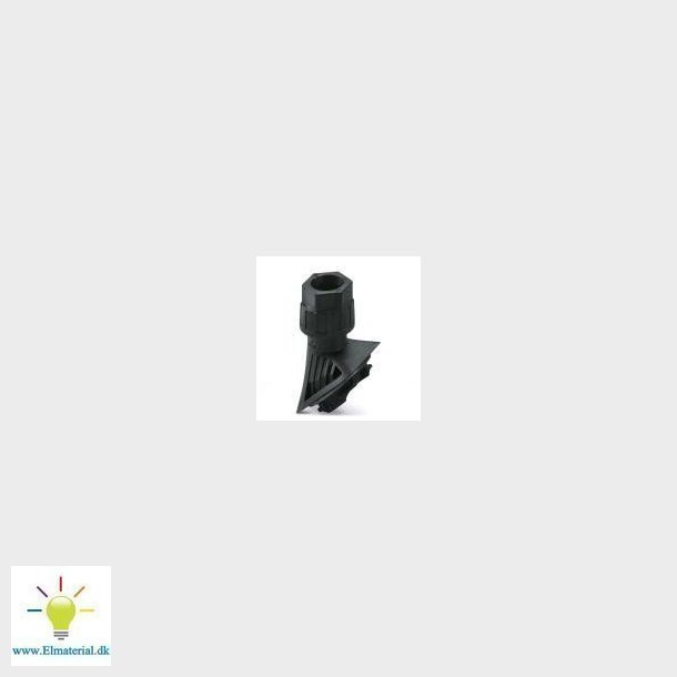 EVO-kunststofkabelforskruning med bajonetfatning HC-B-G-M25-PLRBK