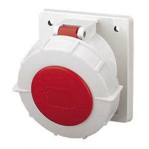 Cee Vägguttag sned 63A 5P Ip67