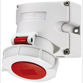 Cee Vägguttag 32A 4P 3H M/Ds