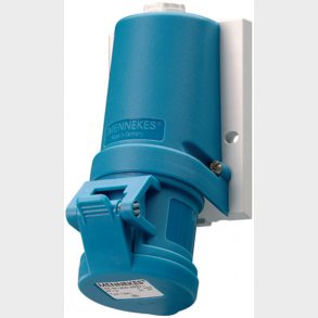 Cee Vägguttag 16A 3P Twin M/Fl.