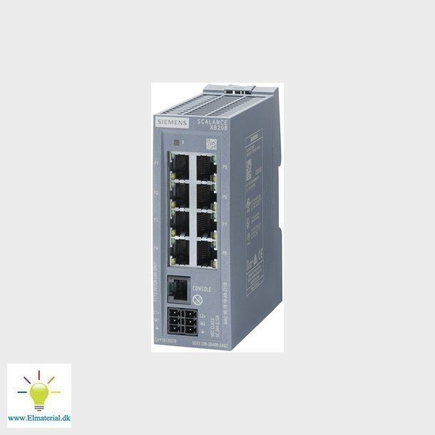 SCALANCE XB208 manageable IE-switch 8X 10/100 mbits/s RJ45, default profinet