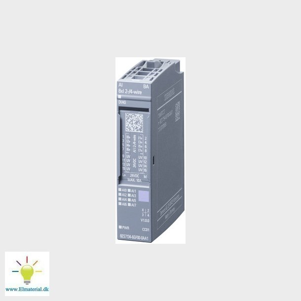 SIMATIC ET 200SP, analog input modul, AI 8XI 2-/4-trd basic