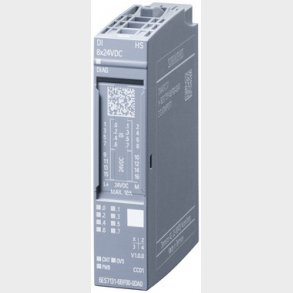 SIMATIC ET 200SP, Digital input modul, DI 8X24VDC high speed, Pakkeenhed = 1 stk