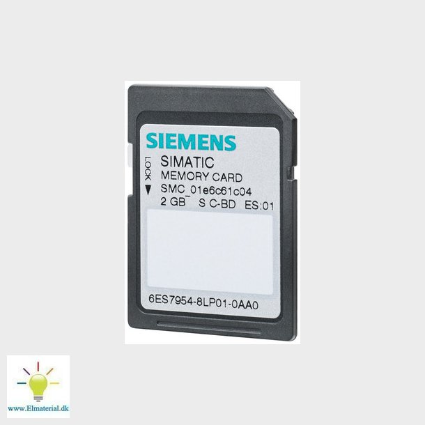 S7 memory card  2 GB TIL S7-1200 S7-1500 og ET200SP 1500 CPU