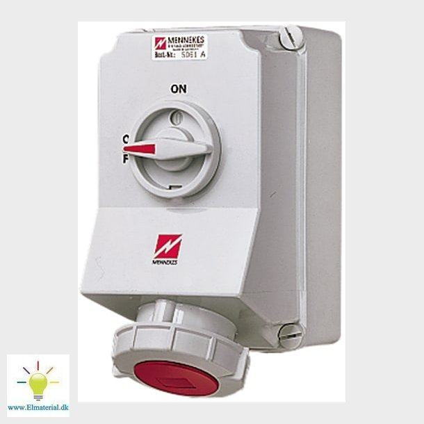 Cee Stikkontakt 63A 5P Ip67