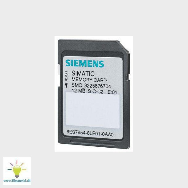 S7 memory card  4 MB TIL S7-1200 S7-1500 og ET200SP 1500 CPU