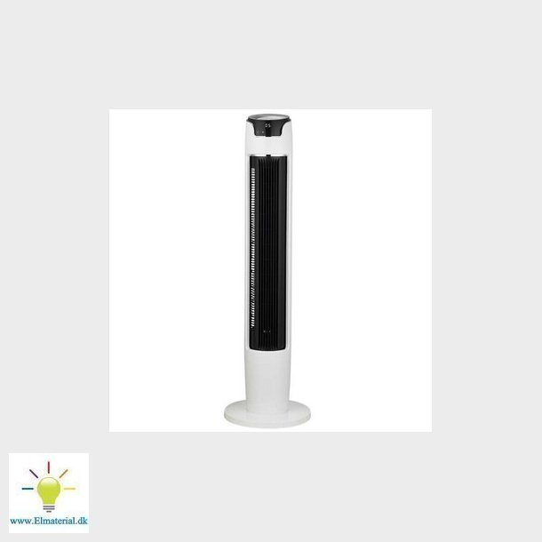 Midea High End Trnventilator 45W 14 m3/minut med 6-hastigheder Hvid/sort