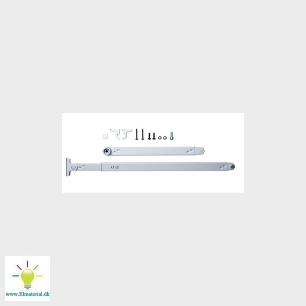 Normal arm 225 - 500 mm DORMA ED 100 / ED 250, slv