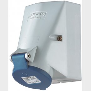 Cee Vägguttag 32A 3P Twin M/Ds