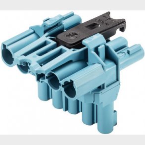 GST18I5 5-pol T-stykke 1I/2O - 100 stk