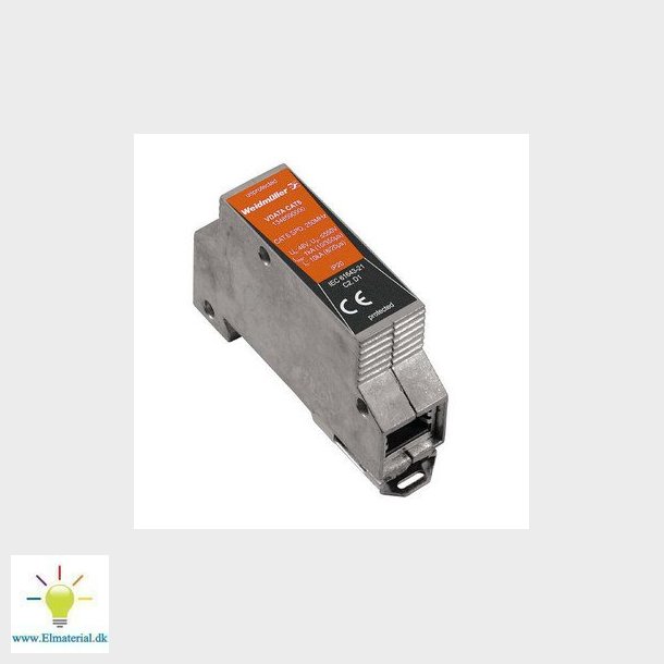 Transientbeskyttelse POE Cat.6 at6 skrmet for DIN-skinne