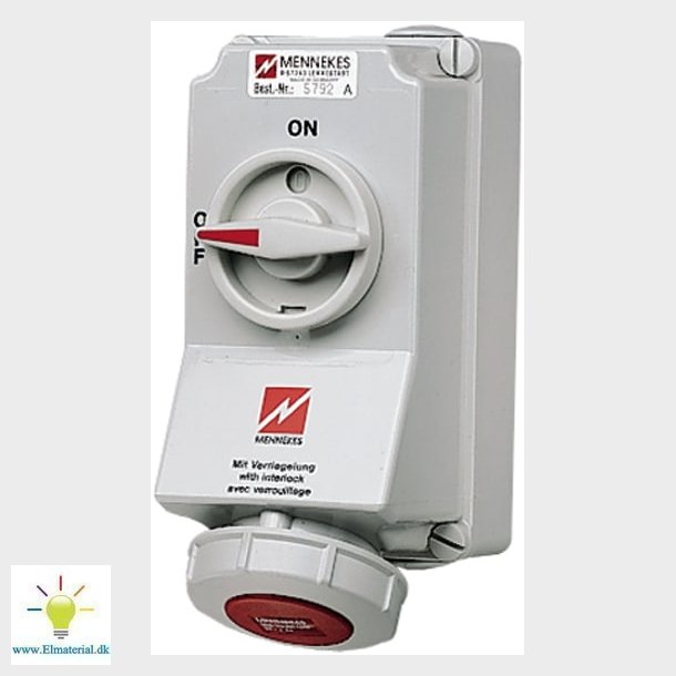 Cee Stikkontakt 32A 4P Ip67