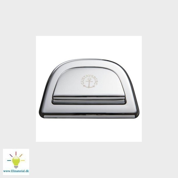 Gustavsberg GBG Oliveira trykknap, hj, Krom