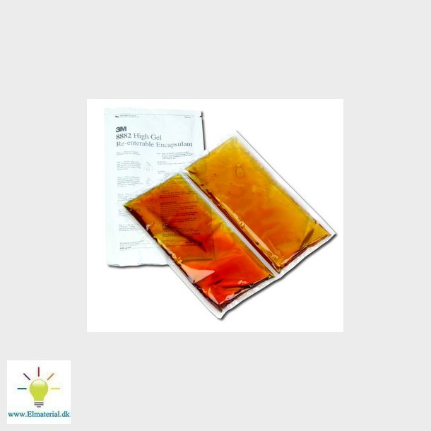 3MTM ScotchcastTM 2123-E gel-stbemasse High Gel (292 ml.) fleksibel gennemsigtig genbenlig stbema