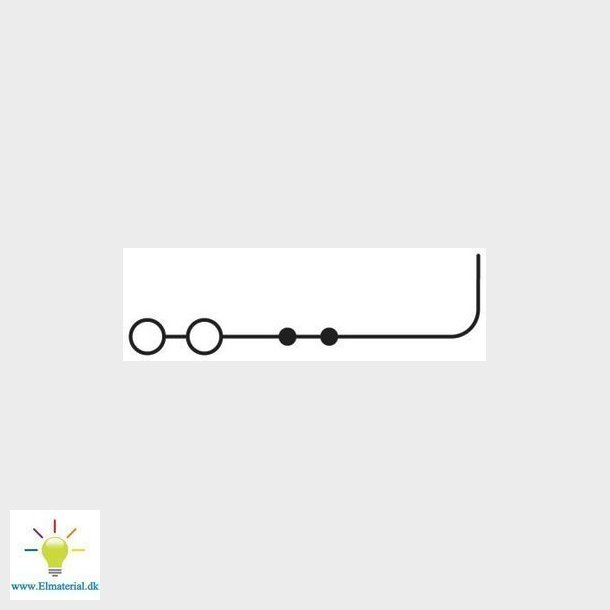 Gennemgangsklemme PT 4-TWIN/1P