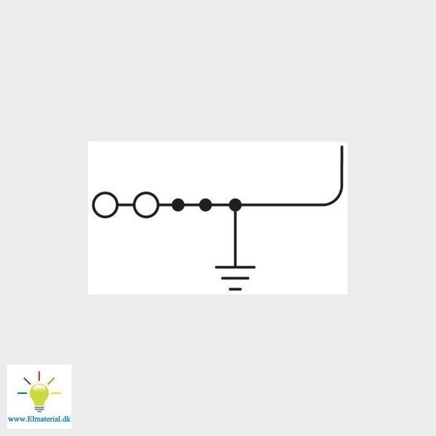 Jordklemme PT 4-TWIN/1P-PE