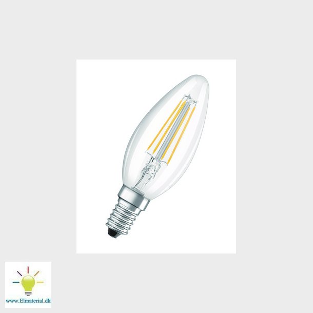 OSRAM Parathom PRO COLOR Retro ljus 5W / 927 (40W) gl&ouml;dtrd klar E14 dimbar