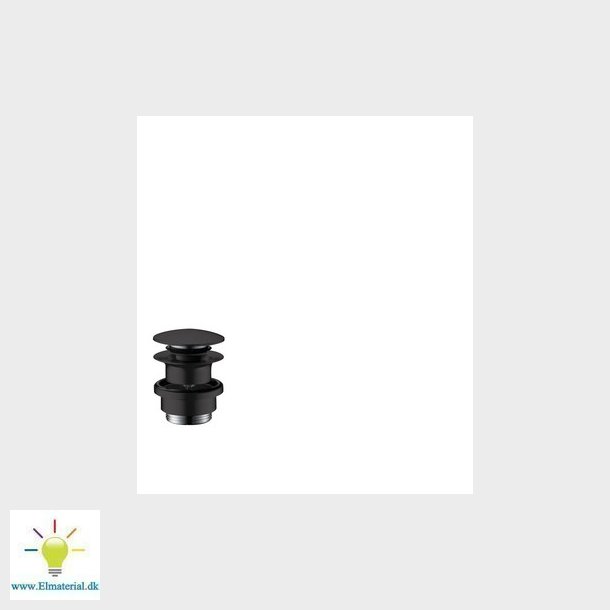 hansgrohe Push-Open bundventil 1 1/4", mat sort