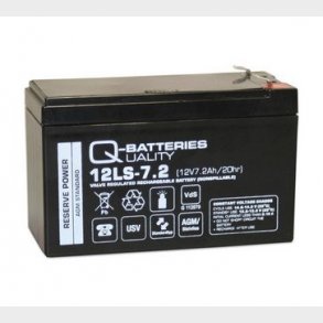 Q-Batteries 12V-7,2 AH VDS for alarm / Backup
