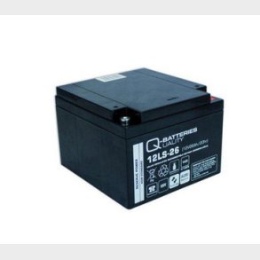 Q-Batteries 12V-26AH 165X125X175
