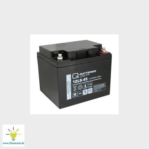 Q-Batteries 12V 45 Ah 125 Watt