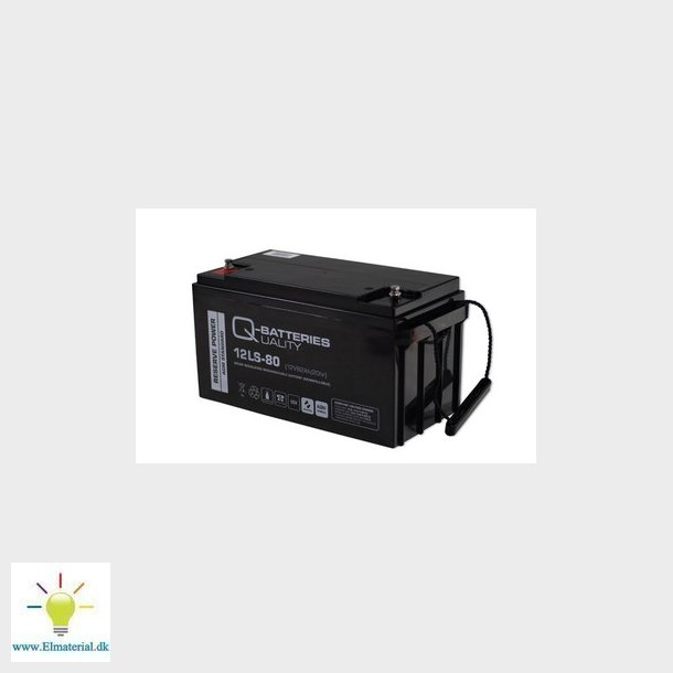 Q-Batteries 12V-80 Ah L348xB167xH178 T6